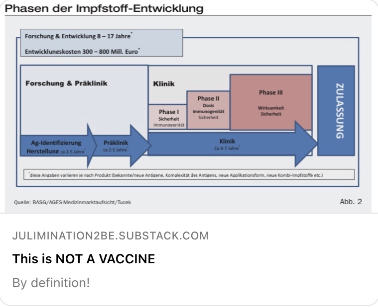 This is not a Vaccine by Definition !